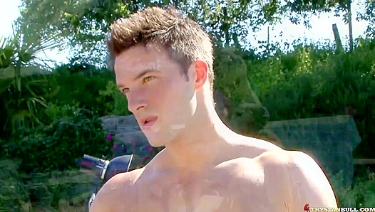Trystan Bull Gets Wild in Hot MMM Scene with Nick Reeves & Max Morgan On Set