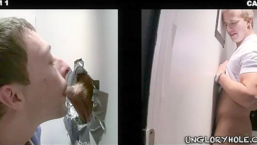 Caught in the Act ~ Cameron Foster Tricks JT Knightley Into a Steamy Gay Blowjob