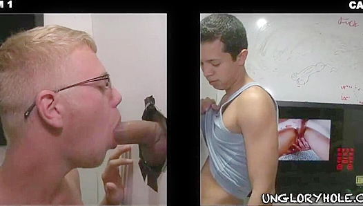 Aaron Felix & Chase ~ Stealth Gloryhole BJ Thrills