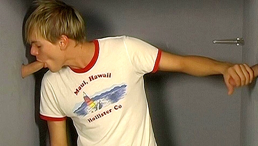 Dillon Samuels Sucks Every Dick Through the Glory Hole - Teach Twinks