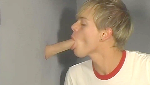 Dillon Samuels Sucks Every Dick Through the Glory Hole - Teach Twinks