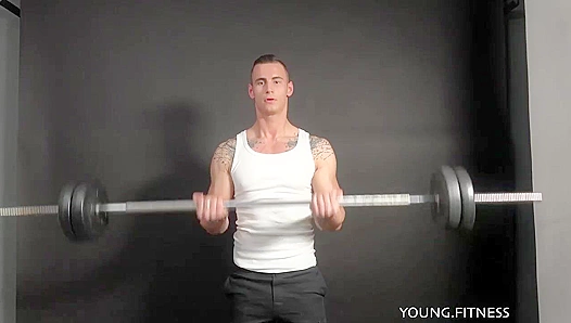 Oily Chested Hunk Shows Off His Ripped Pecs - Hot Eastboy Action!