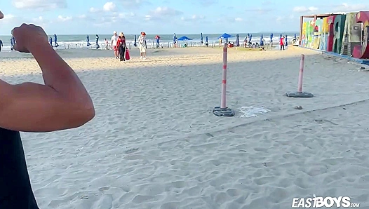 Eastboys ~ Damond Brown Flexes His Perfect Muscles For You