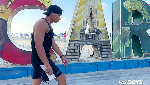 Eastboys ~ Damond Brown Flexes His Perfect Muscles For You