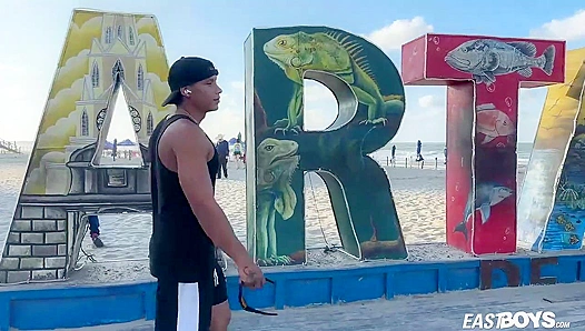 Eastboys ~ Damond Brown Flexes His Perfect Muscles For You