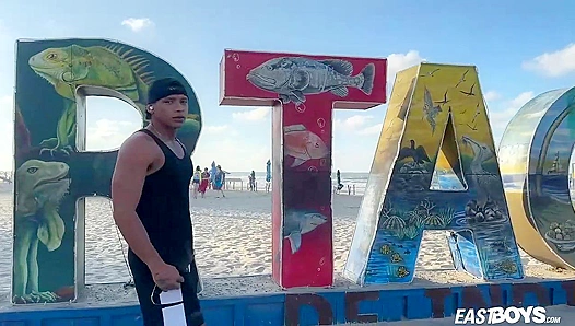 Eastboys ~ Damond Brown Flexes His Perfect Muscles For You