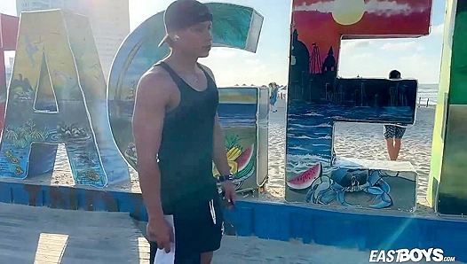 Eastboys ~ Damond Brown Flexes His Perfect Muscles For You