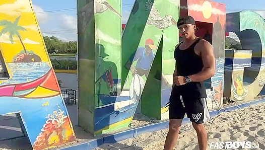 Eastboys ~ Damond Brown Flexes His Perfect Muscles For You