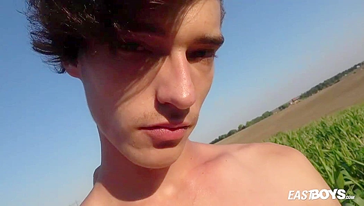 Eastboys ~ Hottie Johny Walsh Flexes His Assets Outdoors