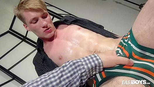 Robi Dane Sizzles with Intense Handjob Action - Eastboys