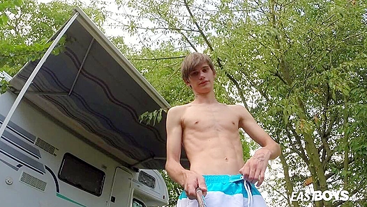 Oily Cock Slide ~ Skater Boy Andre Lucas Gets Fucked Hard - Eastboys