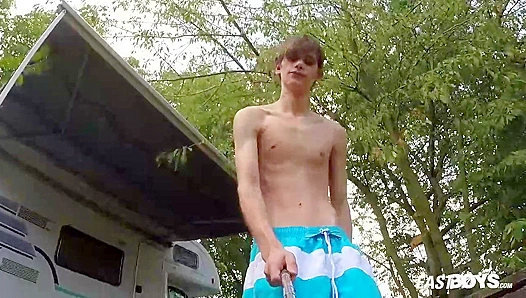 Oily Cock Slide ~ Skater Boy Andre Lucas Gets Fucked Hard - Eastboys