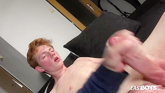 Jerzy Fox Bares His Hole & Reaps a Juicy Handjob - Eastboys