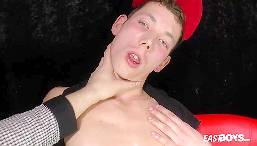Carlos Flores Eagerly Licks Cum After Sensual Handjob - Eastboys