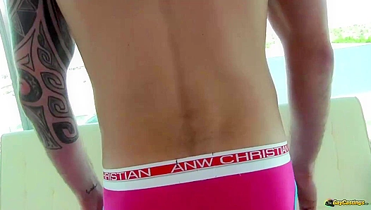 Inked Hunk Cam Christou Gets Pounded Doggy Style