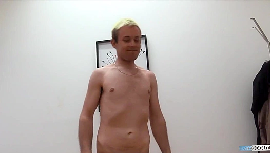 Filthy Czech Twink Cums Hard at Dirty Scout Casting