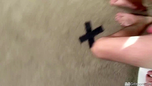 Jack Hunter's Submissive Gape During Bareback Casting - Gay XXX