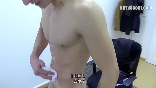 Horny Guy Blows Load in Dirty Casting Video - Scout Seduction