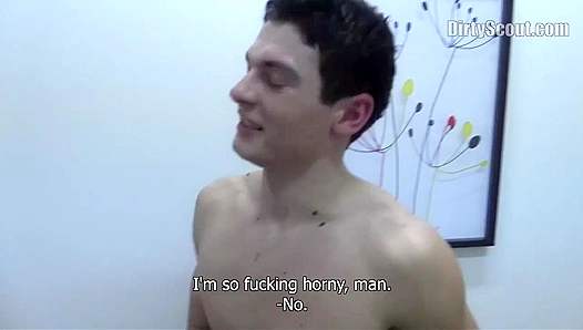 Horny Guy Blows Load in Dirty Casting Video - Scout Seduction