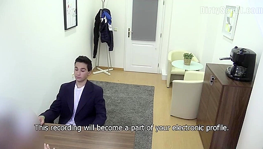 Young Stud Gets Loaded During Sexy Casting Call - Dirty Scout