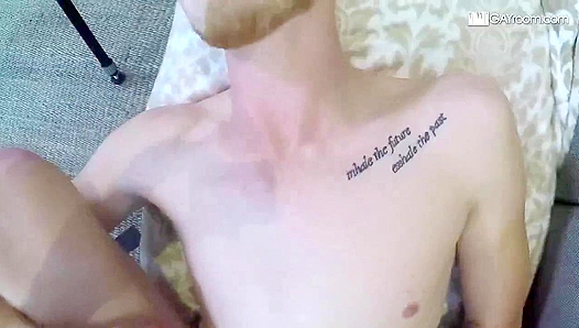 Redheaded Geek Zach Covington's Gay Casting Session Heat-Up - Gay XXX