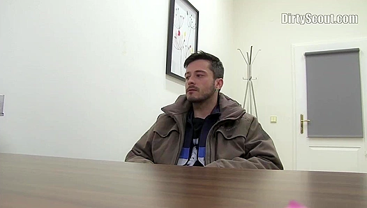 Hairy Hunk Gets Tabled and Fucked by Young Stud - Dirty Scout