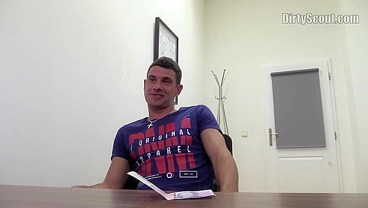 New Amateur Stud Gets Raw Anal and Facial - Dirty Scout Initiation