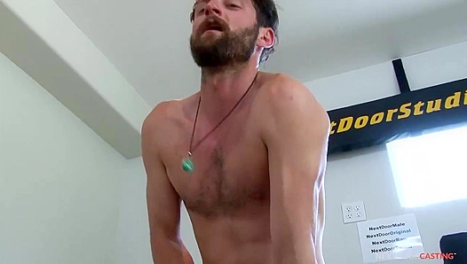 Bearded Beefcake Andre Grey Fucks His Ass & More - Hot Neighbor Action!