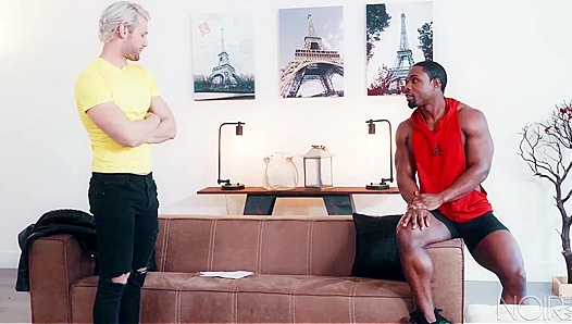 DeAngelo Fucks Jacob Hard ~ Interracial Anal Heat