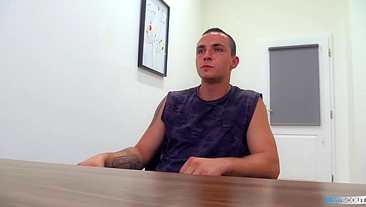 Dirty Scout Gets Covered in Cum After Hot Bareback Anal