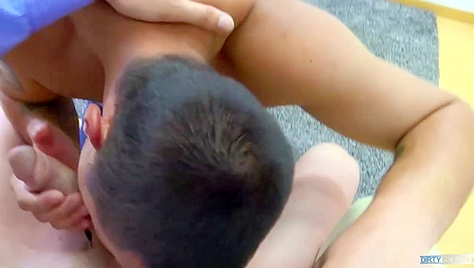 Dirty Scout Gets Covered in Cum After Hot Bareback Anal