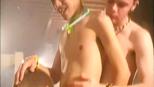 Derek Rei Raves Wild in Threesome Orgy – Boyz Party