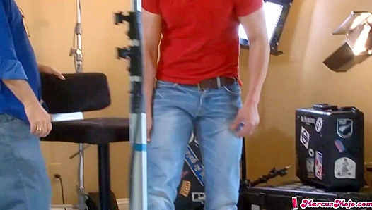 Marcus Mojo Jacking Off Seductively on Set ~ Hot Behind-the-Scenes Action