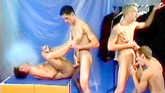 Fabian Colte & Pietro White Get Wild ~ Hard Sex On Set at Boyz Party