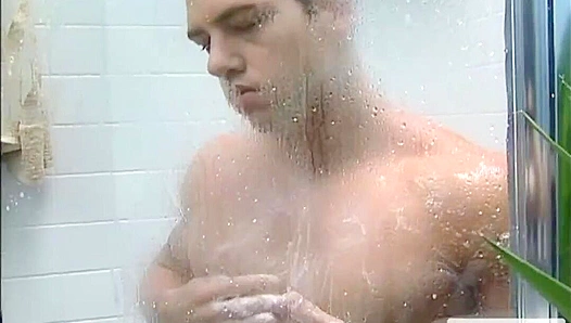 Beefy Johnny Castle Jerks Off ~ Hot House Action