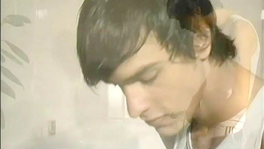 Adam Dvorak Strokes His Wet Dick to Perfection - Gay XXX