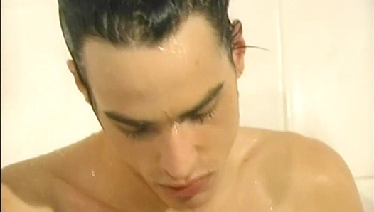 Adam Dvorak Strokes His Wet Dick to Perfection - Gay XXX