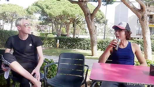 Twink Twosome ~ Danny Jr & Dominik Xoxo Get Sideways Lovin' - Boyfun