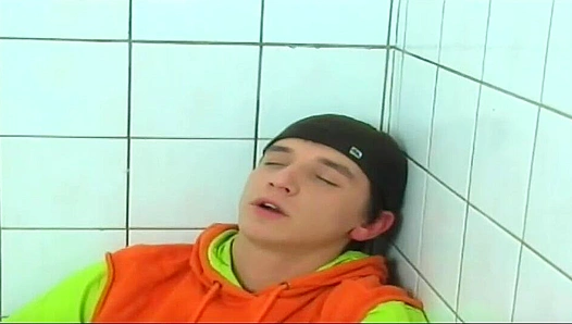 Ari Black Strokes His Hard Cock and Blows a Colossal Load