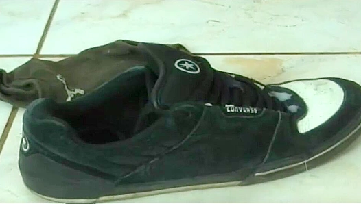 Ari Black Strokes His Hard Cock and Blows a Colossal Load