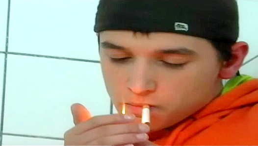 Ari Black Strokes His Hard Cock and Blows a Colossal Load