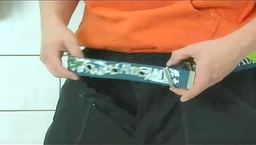 Ari Black Strokes His Hard Cock and Blows a Colossal Load