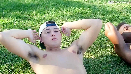 Shower Bait ~ Adrian Hart Eager for Masyn Thorne's Big Cock