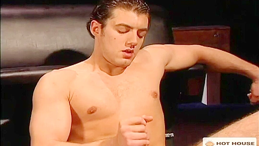 Jude Collin Strokes His Gorgeous Cock on the Floor – Hot House Action!