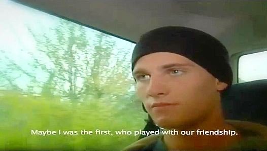 Marco Bill fucks Robin Few in a steamy public toilet BJ - Gay XXX