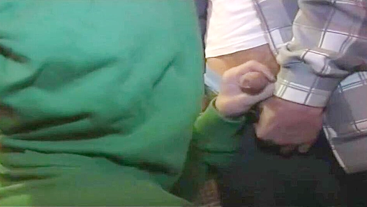 Marco Bill fucks Robin Few in a steamy public toilet BJ - Gay XXX