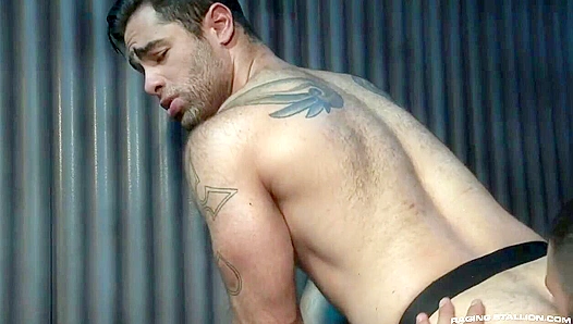 Lucas Leon & Sharok Fuck Each Other Senseless - Raging Stallion