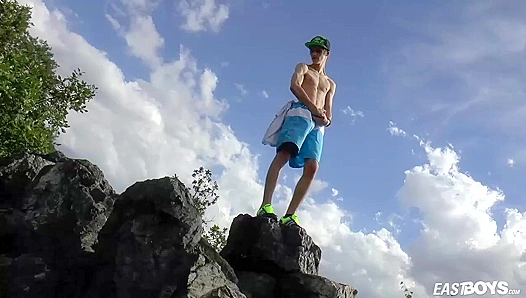 Stiff But Hot ~ Andre Lucas Takes It Hard - Eastboys