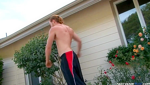 Fit Freak James Jamesson Finds Outdoor Orgasms with Next-Door Stud