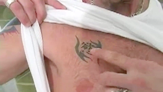 Tattooed Bad Boy Jay Cums Hard – Hot Solo Action - Men Over 30